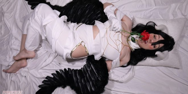 princessberpl albedo is your valentine overlord cosplay porn cover